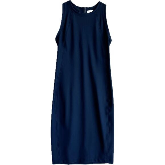 ATHLETA Stellar En Route Navy Blue Scuba Dress Women's Size XS - Picture 2 of 12